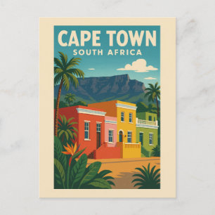 Postal Viaje de Ciudad del Cabo en Sudáfrica