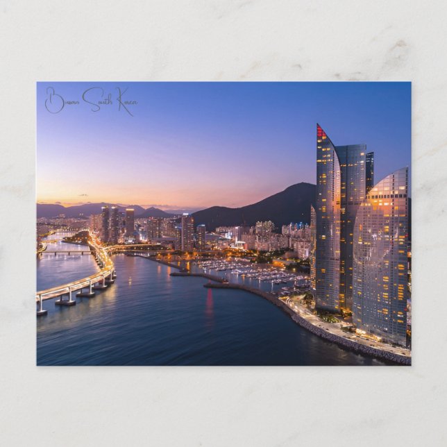 Postal Viaje de cosecha Busan Corea del Sur (Anverso)