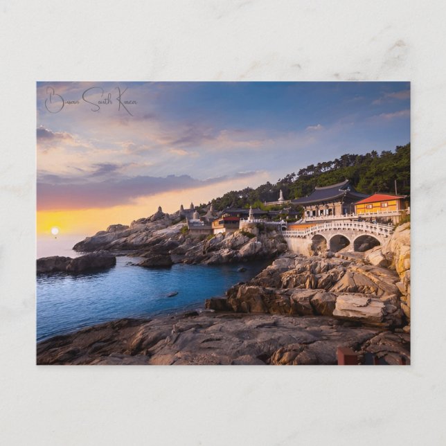 Postal Viaje de cosecha Busan Corea del Sur (Anverso)