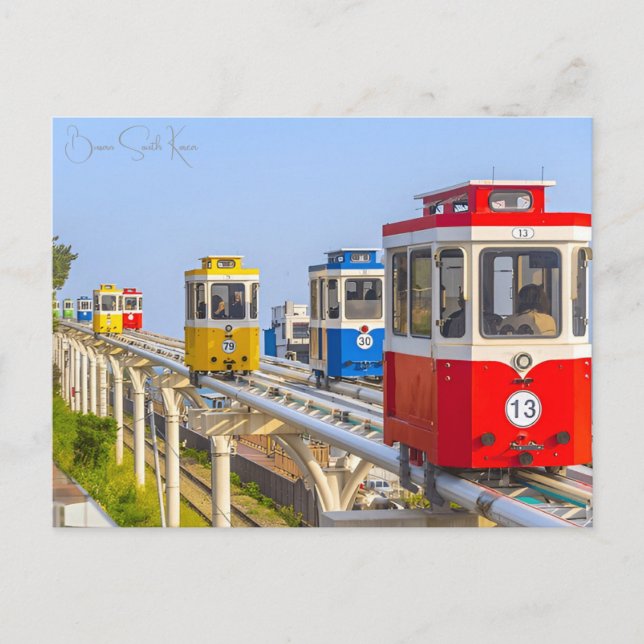 Postal Viaje de cosecha Busan Corea del Sur (Anverso)