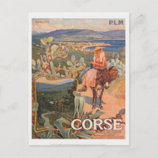 Postal Viaje de cosecha Córcega, Ajaccio -