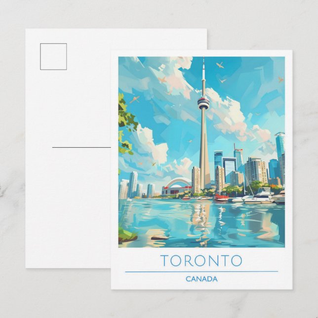 Postal Viaje de cosecha de Toronto Canadá (Anverso / Reverso)