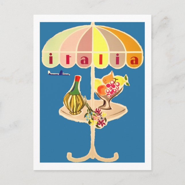 Postal Viaje de cosecha en Italia (Anverso)