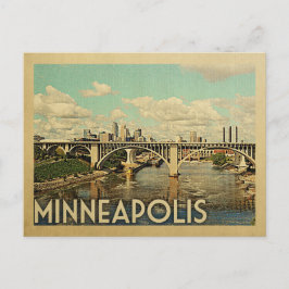 Postal Viaje de cosecha en Minneapolis Postcard Minnesota