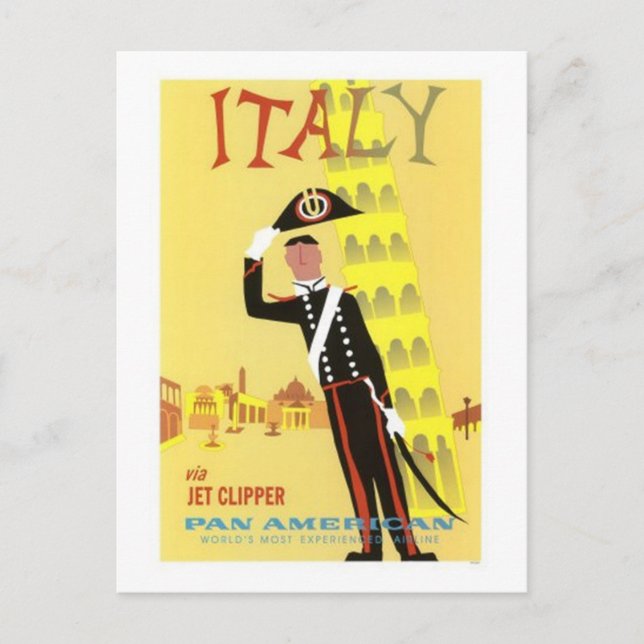 Postal Viaje de cosecha Italia - (Anverso)