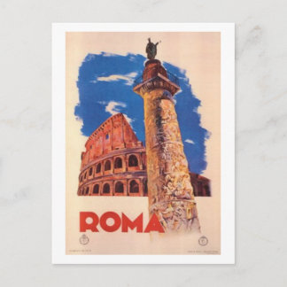 Postal Viaje de cosecha Italia, Roma -