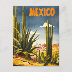 Postal Viaje de cosecha mexicana