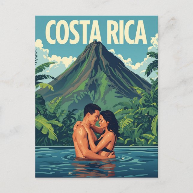 Postal Viaje de Costa Rica (Anverso)