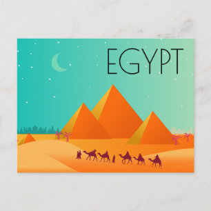 POSTAL VIAJE DE EGIPTO