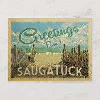 Viaje de época de la playa de Saugatuck