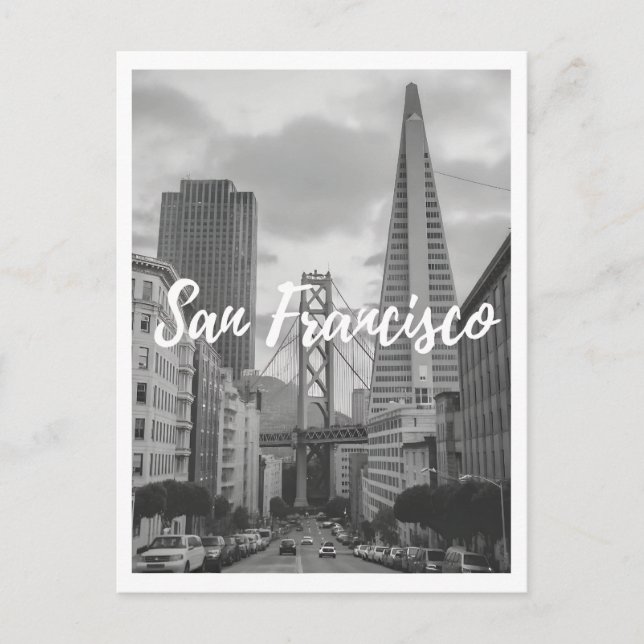 Postal Viaje de época de San Francisco (Anverso)