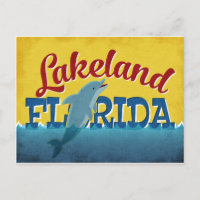 Viaje de época del delfín retro de Lakeland Florid