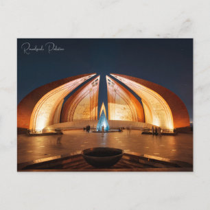 Postal Viaje de época Rawalpindi Pakistán Retro de vacaci