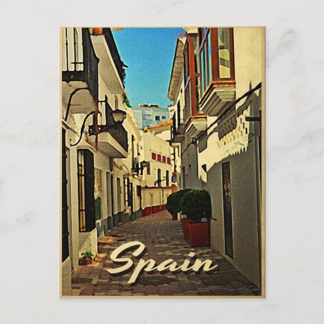 Postal Viaje de España Vintage (Anverso)