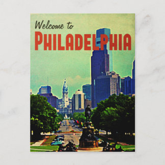 Postal Viaje de Filadelfia