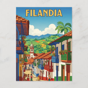 Postal Viaje de Filandia Colombia