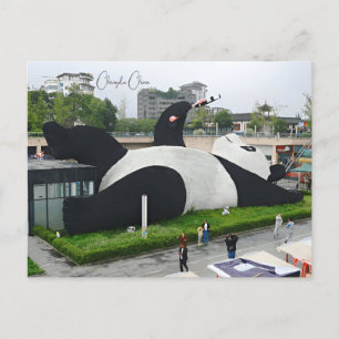 Postal Viaje de la ciudad de Chengdu, China, Asia orienta