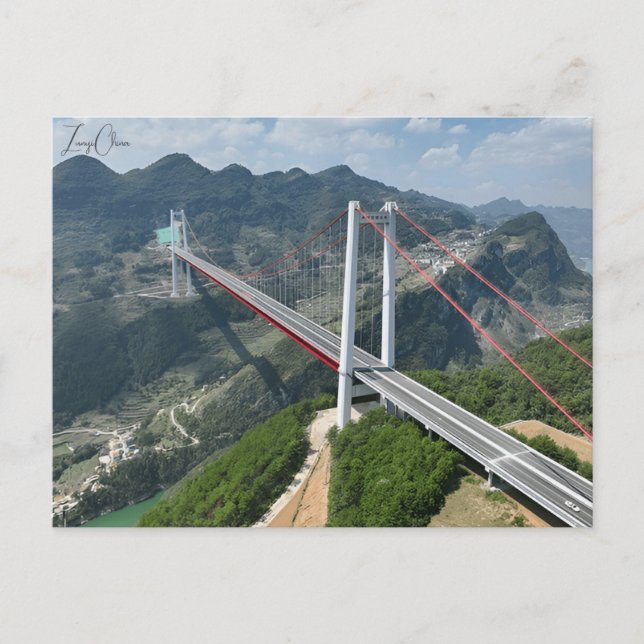 Postal Viaje de la ciudad de Zunyi vacaciones de China (Anverso)