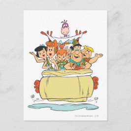 Postal Viaje de la familia Flintstones