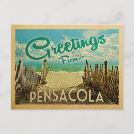 Postal Viaje de la Playa de Pensacola