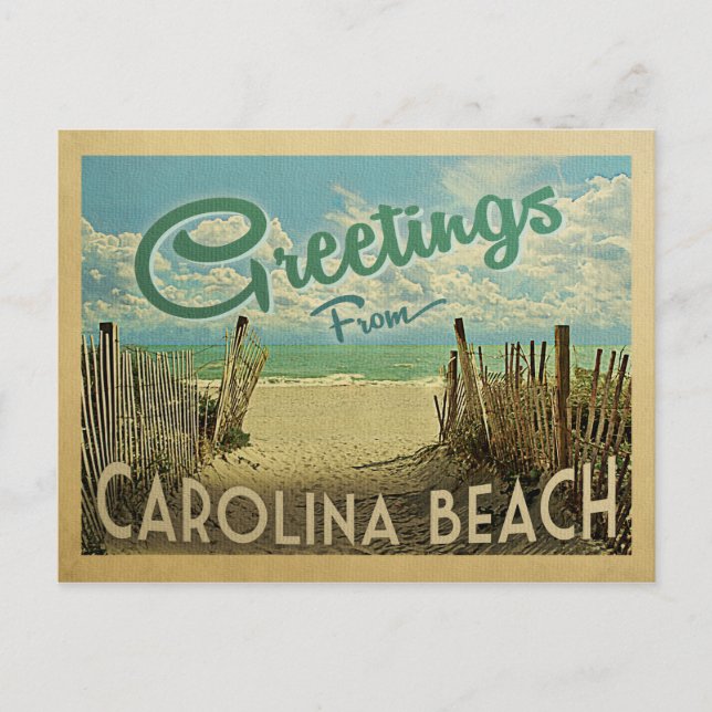 Postal Viaje de la posventa Carolina Beach (Anverso)