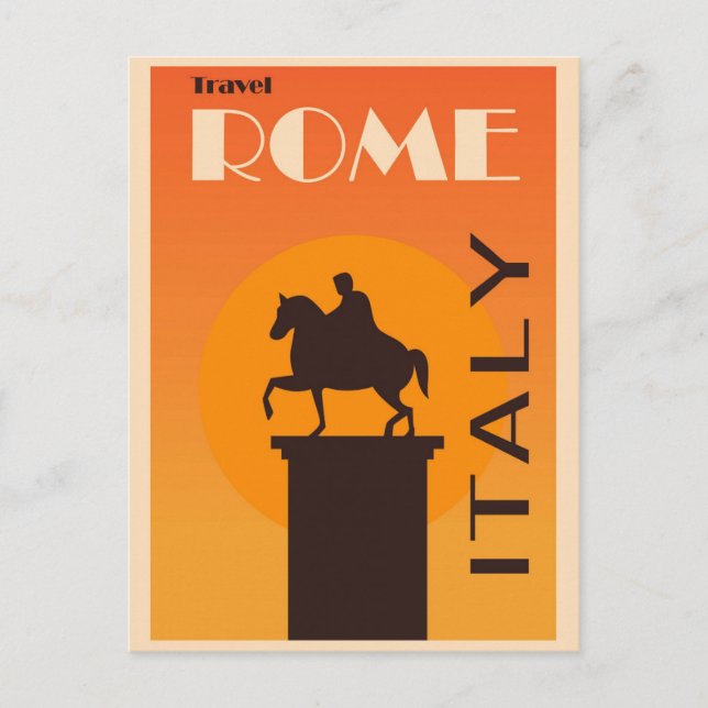Postal Viaje de la Roma Vieja (Anverso)