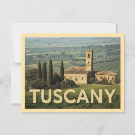 Postal Viaje de la Toscana