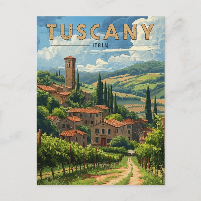 Postal Viaje de la Toscana (Anverso)