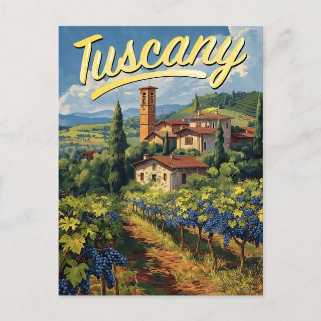 Postal Viaje de la Toscana (Anverso)