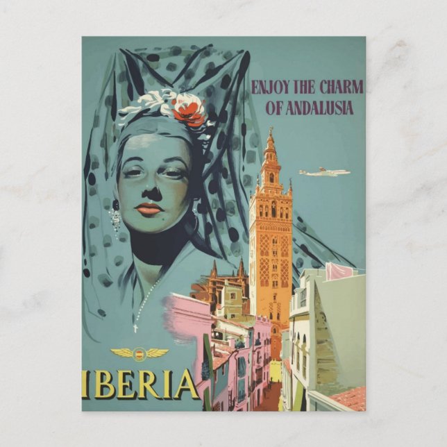 Postal Viaje de la Vieja Iberia (Anverso)
