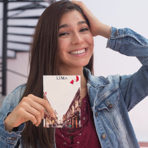 Postal Viaje de Lima Peru