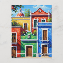 Postal Viaje de Mérida México