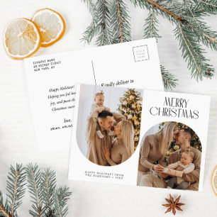 Postal Viaje de moda para dos navidades de fotografía