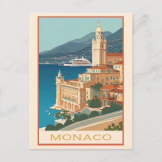 Postal Viaje de Mónaco Monte Carlo