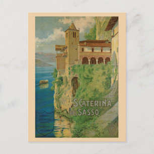 Postal Viaje de Monasterio italiano de Italia