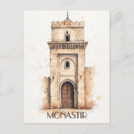 Postal Viaje de Monastir Tunusia