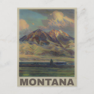 Postal Viaje de Montana