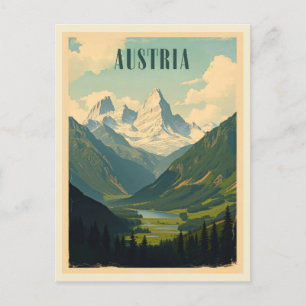 Postal Viaje de montaña en Austria