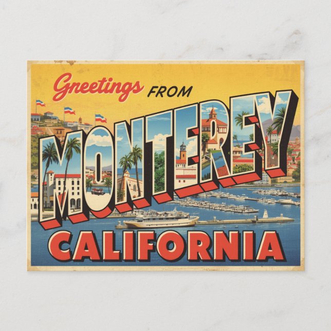 Postal Viaje de Monterey (Anverso)