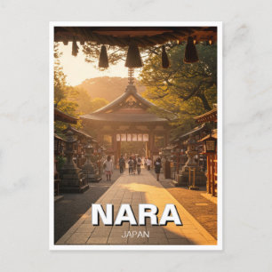 Postal Viaje de Nara Japón