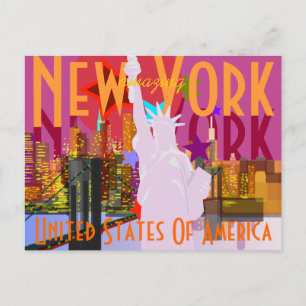Postal Viaje de Nueva York