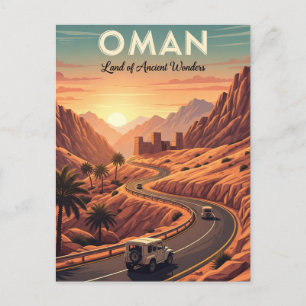 Postal Viaje de Oman Sunset