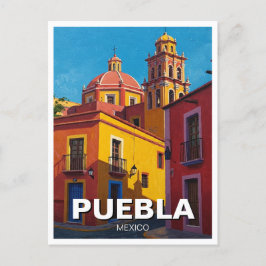 Postal Viaje de Puebla México