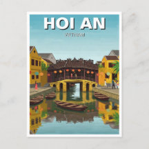 Viaje de puente cubierto japonés por Hoi An Vietna