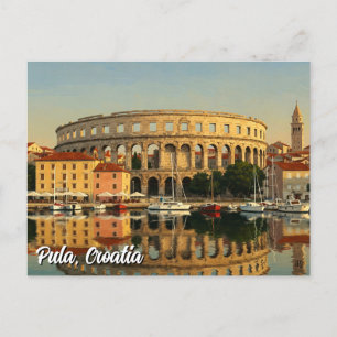 Postal Viaje de Pula Croacia