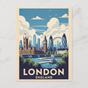 Postal Viaje de referencia británico en Londres