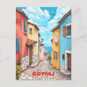 Postal Viaje de Rovinj Croatia