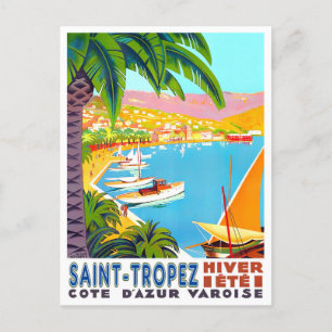 Postal Viaje de Saint Tropez Francia