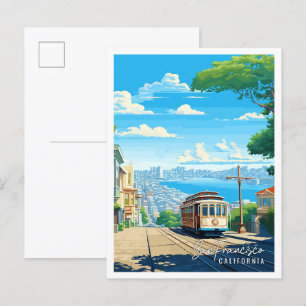 Postal Viaje de San Francisco California