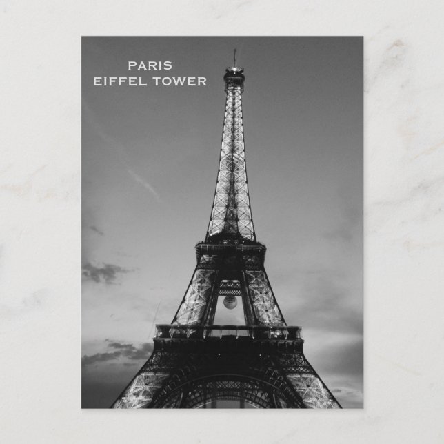 Postal Viaje de turismo de París (Anverso)